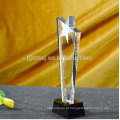Troféu de cristal gravado personalizado para prêmios